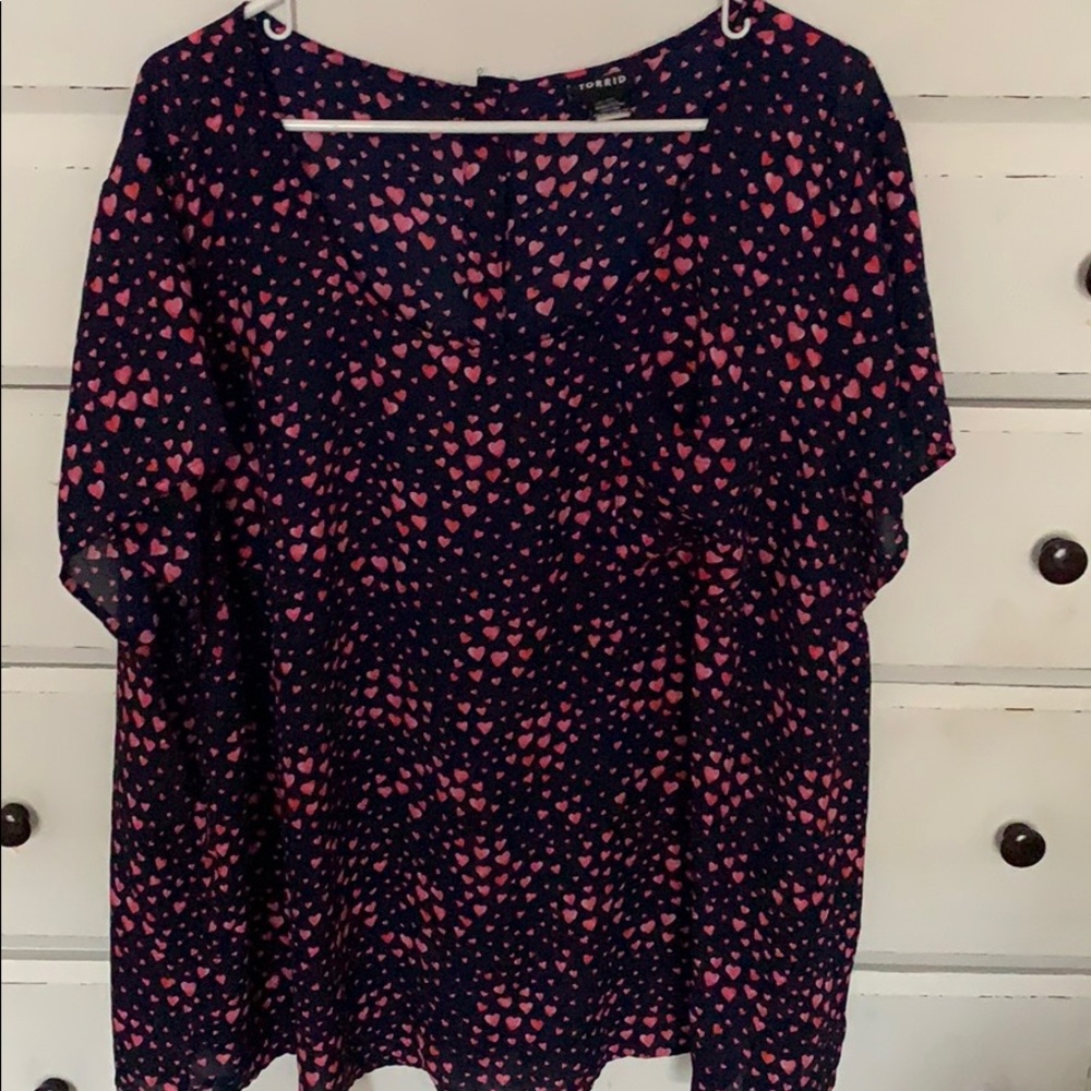 Torrid Chiffon Blouse